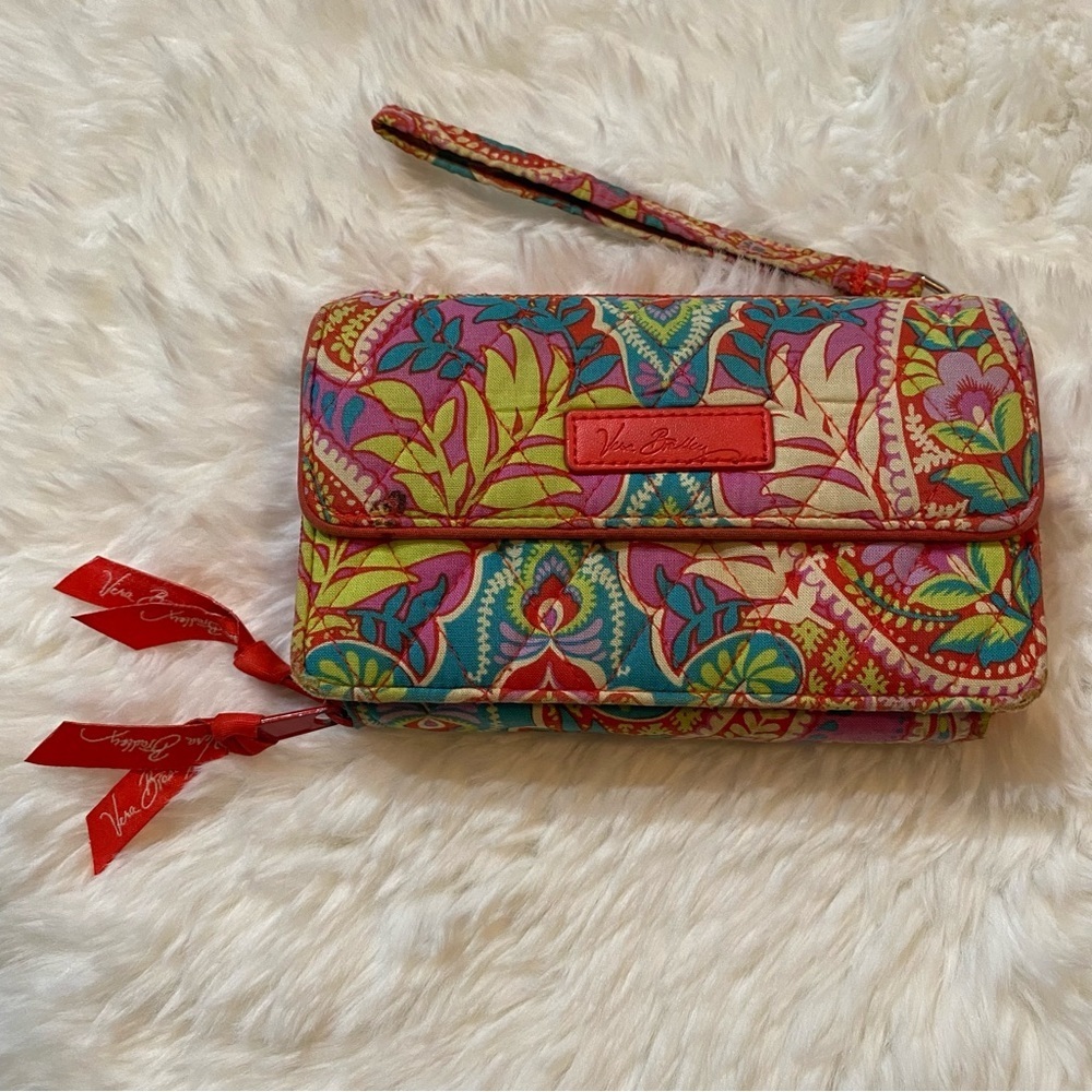 Vera Bradley Floral Wristlet Wallet